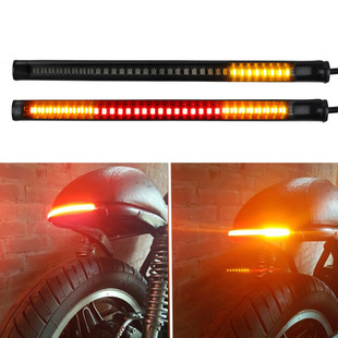 SOURCE Factory в наличии 48SMD Мотоцикл Универсальный свет бар поворотник водонепроницаемый мотоцикл номерной знак кулинарная трубка задний фонарь