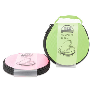 Car CD Bag Storage Disc Storage Box Large Capacity Oxford Cloth Car CD Bag Board Household Car Round Disc Bag