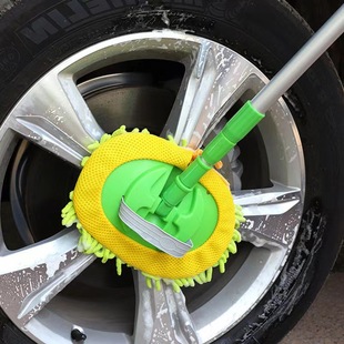 Car washing mop special brush brush soft hair does not hurt the car with long handle retractable car tools