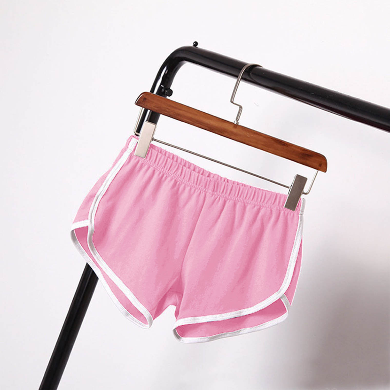URATOT 2 Paia Pantaloncini Donna Sportivi E Casual - Morbidi In Cotone, Con Tasche E Vita Regolabile (S-XXXL) - 6