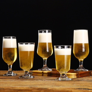 High Foot Beer Cup Juice Cup Couple Ice Drink Cup Bar Cocktail Special Drink Cup Short Foot Bubble Water Cup Long Drink Cup