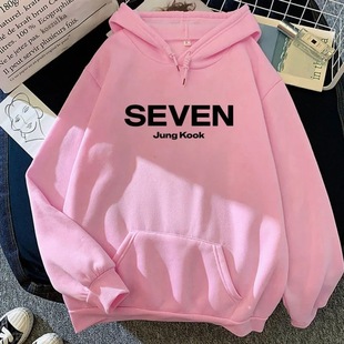 Letter Print JungKook Seven Hoodie Women_Men Harajuku Aesthe