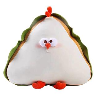 Hamburger Chicken Pizza Chicken Dictionary Chicken Halloween Chicken Pillow Doll Cartoon Gift Plush Toy Factory Wholesale