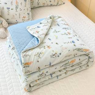 2025 Explosions Cool Silk Ice Bean Summer Quilt Ice Cream Watermelon Quilt 3 Massage Air-conditioning Quilt Knitted Cotton Summer Quilt