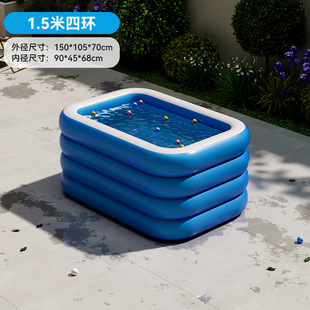 Foldable Outdoor Large Thickened Baby Toy Pool Household Swimming Pool Children's Paddling Pool PVC Inflatable Swimming Pool