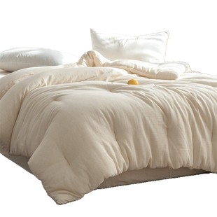 Meiji Nishikawa Double-layer Yarn Cotton Linen Quilt Core Soft Comfortable Breathable Spring and Autumn Quilt Thickened Warm Single Double Winter Quilt