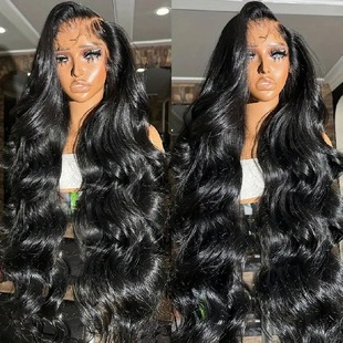 African women's hot front lace 13*4 large wave wig full head cover Amazon European and American wig