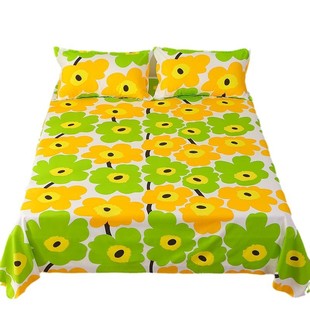 Bed sheet single 1.8m double bed men and women 1.5 m college dormitory single children cartoon 2.0 sanding sheets