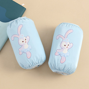 Internet Popular Short Cartoon Cute Dog Sleeves Down Jacket Sleeves Dirty-proof Waterproof Fabric Home Office Sleeves