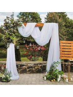 Romantic Pearl Mesh Yarn Mantle Chiffon Mantle Wedding Party Background Decoration Pearl Mesh Fabric