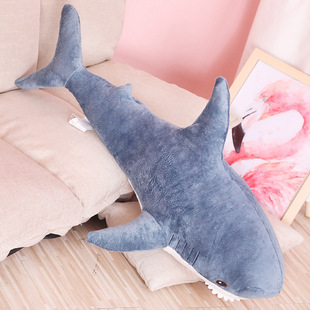 Cross-border shark pillow plush toy shark doll bed doll cushion doll gift cross-border wholesale factory