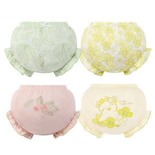 Underwear cotton underpants baby underwear 2025 factory direct double crotch upgraded new children's bread pants