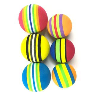 Factory in stock EVA Ball 42mm Rainbow Ball practice ball EVA color foam ball pinball monochrome ball
