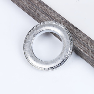 Factory Custom 730 Great Wall Art Roman Circle Living Room Curtain Silent Perforated Curtain Buckle Curtain Accessories
