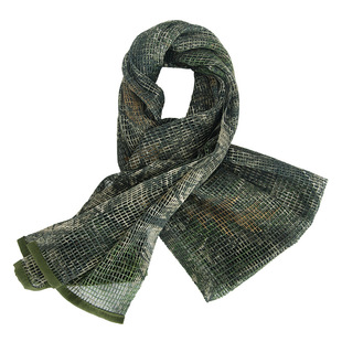 Hunting Camouflage Camouflage Scarf Outdoor Sports Breathable Camouflage Large Mesh Scarf Army Fan Multipurpose Camouflage Mesh Scarf Scarf