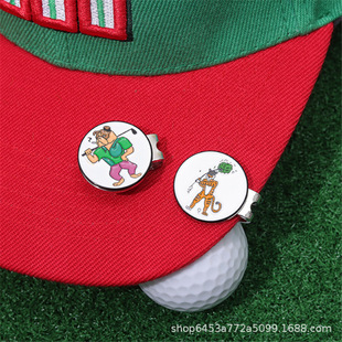 Новый металлический магнитный клип с меткой мяча GOLF маркировка поля для гольфа Mark