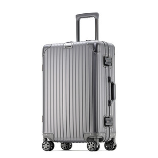 Micro-blemish all-aluminum-magnesium-aluminum alloy boarding box men's and women's pull rod luggage all-metal universal wheel luggage suitcase