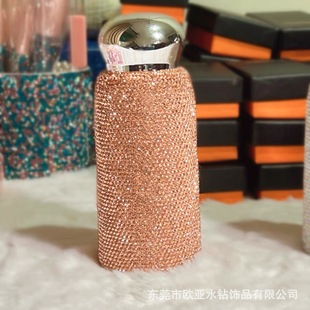 Diamond-encrusted thermos cup rhinestone 304 stainless steel cup high color value holiday gift water cup portable internet celebrity explosions