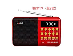 Huibang K66 card radio multi-function portable mini singing machine for the elderly FM player