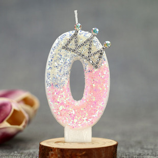 Cross-border e-commerce hot product temu birthday candle creative digital candle crown princess cake jewelry decoration candle