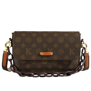 Gutikou Light Luxury Crossbody Bag Women's 2024 New Fashion Casual All-match Textile Small Square Bag This Year's Popular Bag