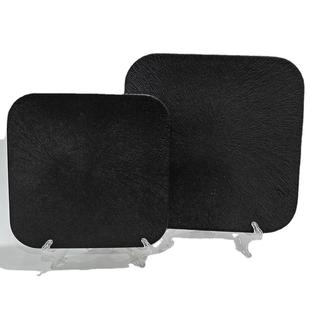 8~10inch Sanglang Square Plate Japanese Matte Black Cooking Plate Sushi Plate Sashimi Plate Kitchen Tableware