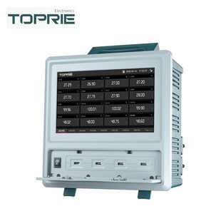 Factory supply tuopui TP1000-8 multi-channel temperature humidity paperless recorder 8~64 channels 10 inches