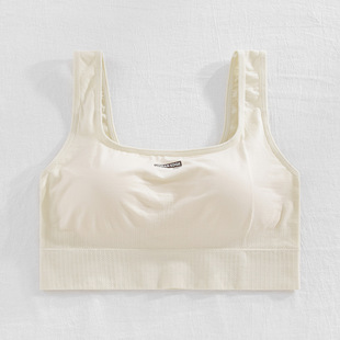 Spring New Style Beautiful Back Fixed Cup Underwear Women's Small Chest Push-up Bra Vest Without Steel Rings Inner Sports Thin Summer