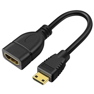 Преобразователь камеры для ноутбука Minihdmi в HDMI адаптер высокой четкости «папа-мама» удлинительный кабель на локоть