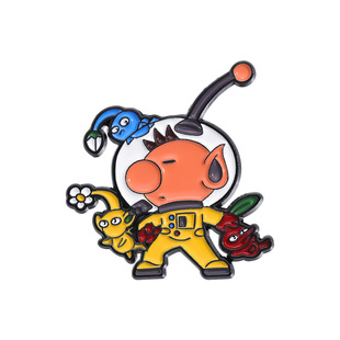 Children's Animation Brooch Clothes Hat Pin Cartoon Accessories Gift Metal Badge Clothing Accessories Collar Pin Doll