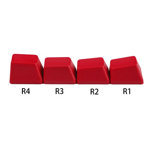 PBT non-engraved keycap 1u thickened mechanical keyboard R1 R2 R3 R4 highly personalized monochrome multi-color rainbow matching