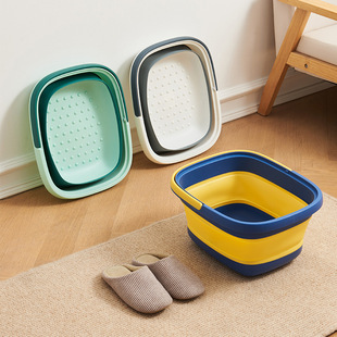 Foldable foot bath bucket household portable foot bath tub foot bath over calf school student dormitory foot bath