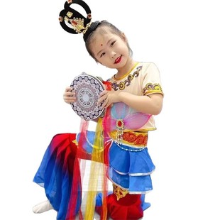 Desert Flying Music Drum Dance Suit Dunhuang Girls Hanfu Burning Qianzi National Day Classical Performance Suit Millennium Covenant