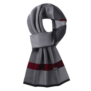 2024 new men's scarf men's autumn and winter warm thick plaid Korean long acrylic scarf manufacturers wholesale