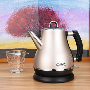 Zhengma brand high-grade 304 food grade stainless steel kettle hotel household fast boiling water tea automatic power off