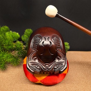Gui teak wood fish artifact solid wood temple percussion instrument temple meditation meditation instrument wooden fish