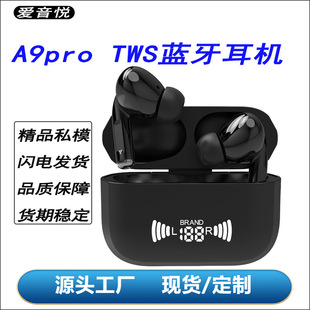 a9pro bluetooth headset 5.3 ANC noise reduction music TWS earplugs in-ear cross-border nine-generation wireless headset