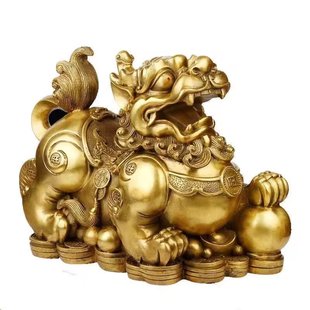 Поставка фабрики Медь Pixiu Деньги Ruyi Медь Pixiu Украшения Офисные Украшения Фэн-Шуй Украшения Ремесла Оптом