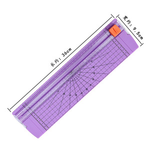 in stock Wholesale Quick Hair Plastic Hand Account Paper Cutter Manual Small Paper Cutter Hand-held Cutting Making Paper Cutter