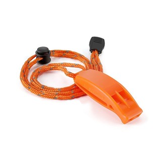 Outdoor first aid survival dual-frequency whistle flood whistle dual-frequency survival mouth anti-loss clip dolphin sound neck whistle