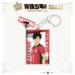 Volleyball Junior Pendant Team Uniform Series Moon Island Hotaru Claw Animation Peripheral Acrylic Keychain