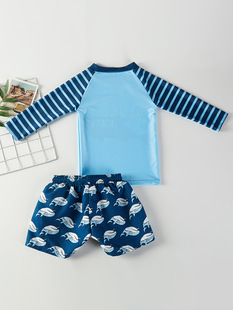 Children's Swimwear Sunscreen Hat Vacation Seaside Split Boys Beach Trousers Quick-drying Swimsuit 2024 New Swimming Trunks