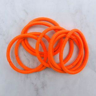 4mm thick high elastic durable rubber band color seamless hair band hair tie hair rope rubber band adult head accessories