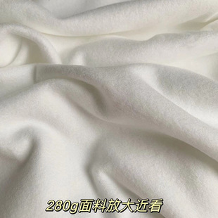 Double-sided Fleece Base Shirt Women's Winter Thickened All-match White Loose Mid-length Round Neck Long-sleeved Top fleece-lined Shirt