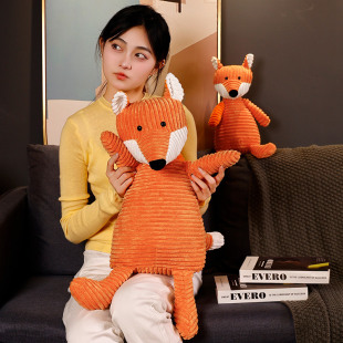 jellycat Fox Doll Nordic Striped Doll Small Pendant Plush Toy for Women
