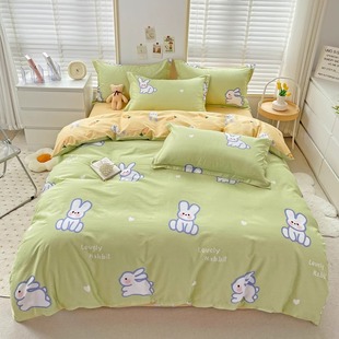 100% cotton quilt cover 100% cotton quilt cover single piece buy student dormitory bed sheet 1.5 m x2 m thick