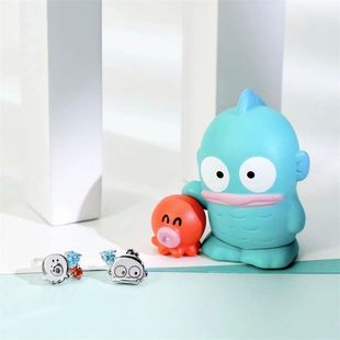 Hangyodon серия ювелирных изделий русалка Hangton рыба клоун ожерелье милый мультфильм дети нишевые гвозди девушки