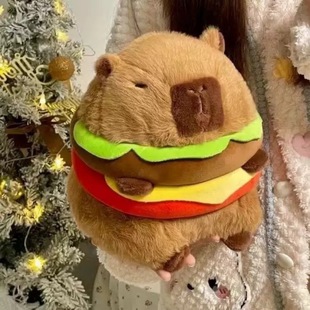Kapiburger Bala Doll Guinea Pig Stuffed Toy Capybara Doll Rag Doll Birthday Gift Girls Handmade