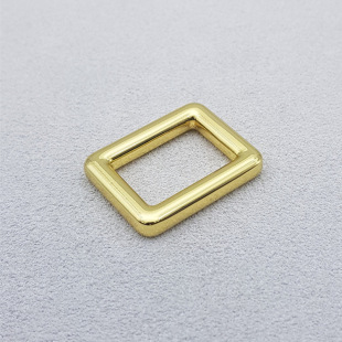 Canli Hardware Factory Direct Round Square Metal Buckle Alloy Square Buckle Zinc Alloy Japanese Buckle Three-gear Adjusting Buckle Decoration