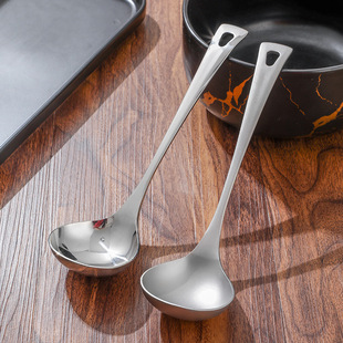New pure titanium rice spoon Kitchen household titanium shovel rice thickened soup spoon anti-scald spoon outdoor camping rice spoon